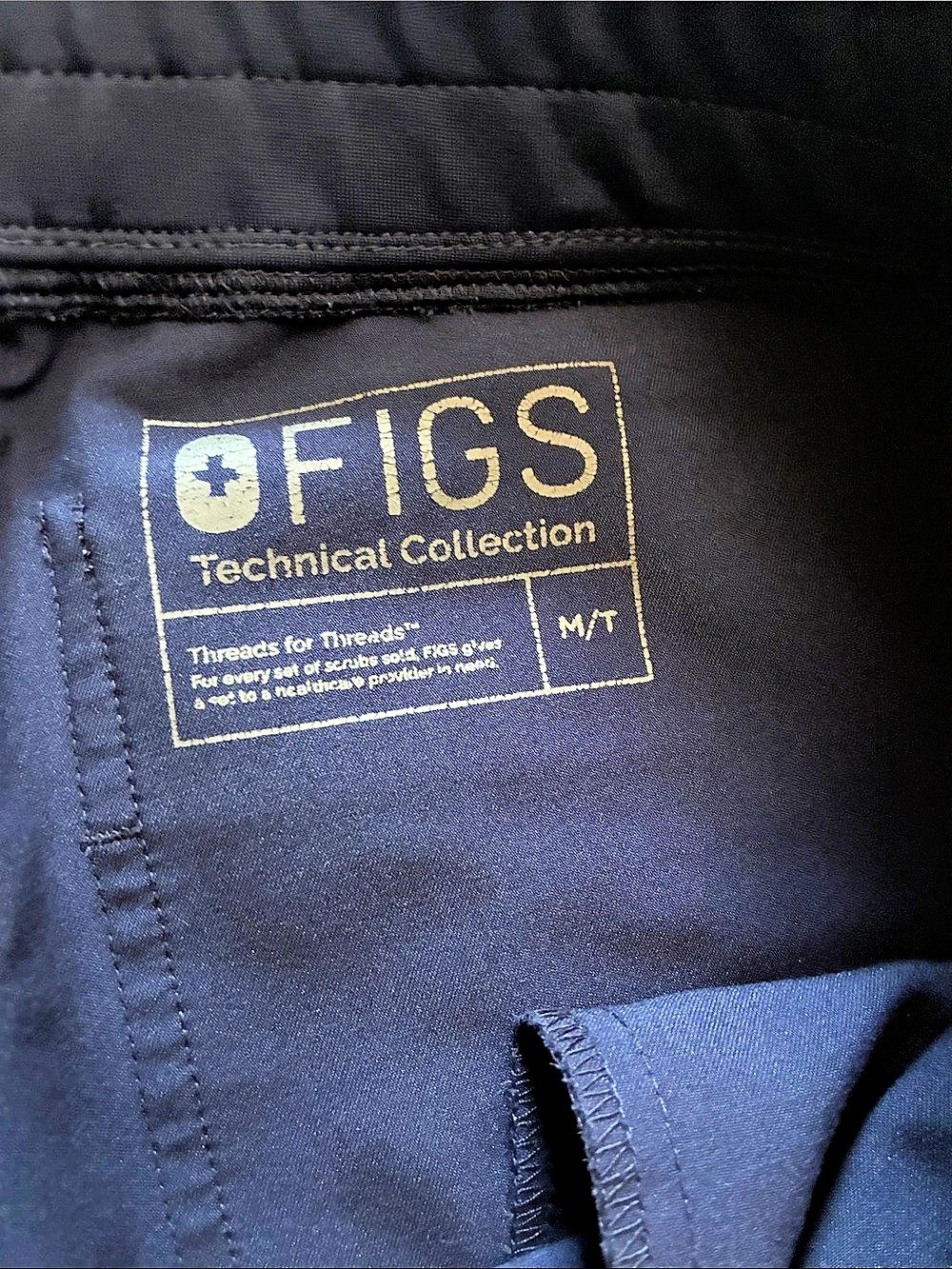 FIGS Technical Collection scrub pants Jogger Scrub Pants in Blue Size Medium/T - Picture 2 of 8